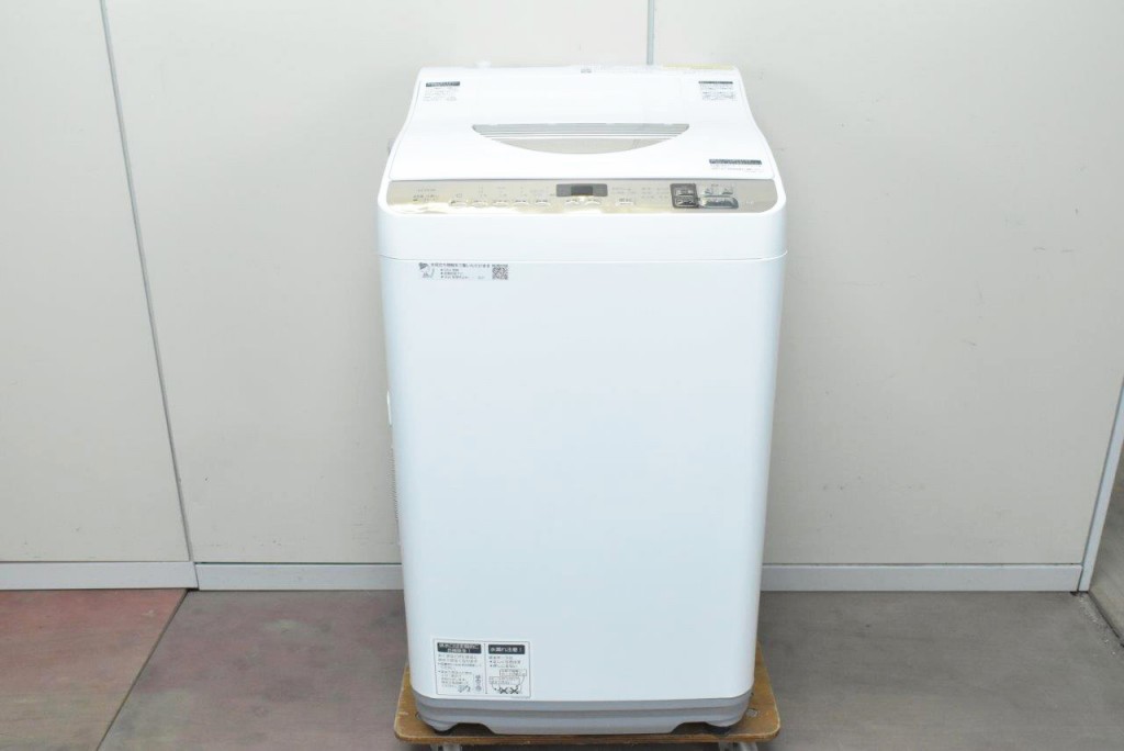 8,400円美品　SHARP洗濯機　ES-T5CBK-N　5.5kg　乾燥付き　仙台　宮城