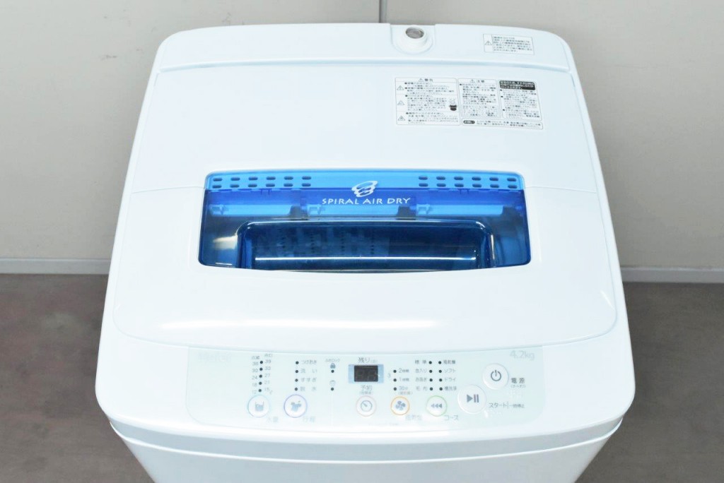 Haier 2016年製 全自動電気洗濯機 JW-K42K-W 洗濯4.2kg ハイアール 