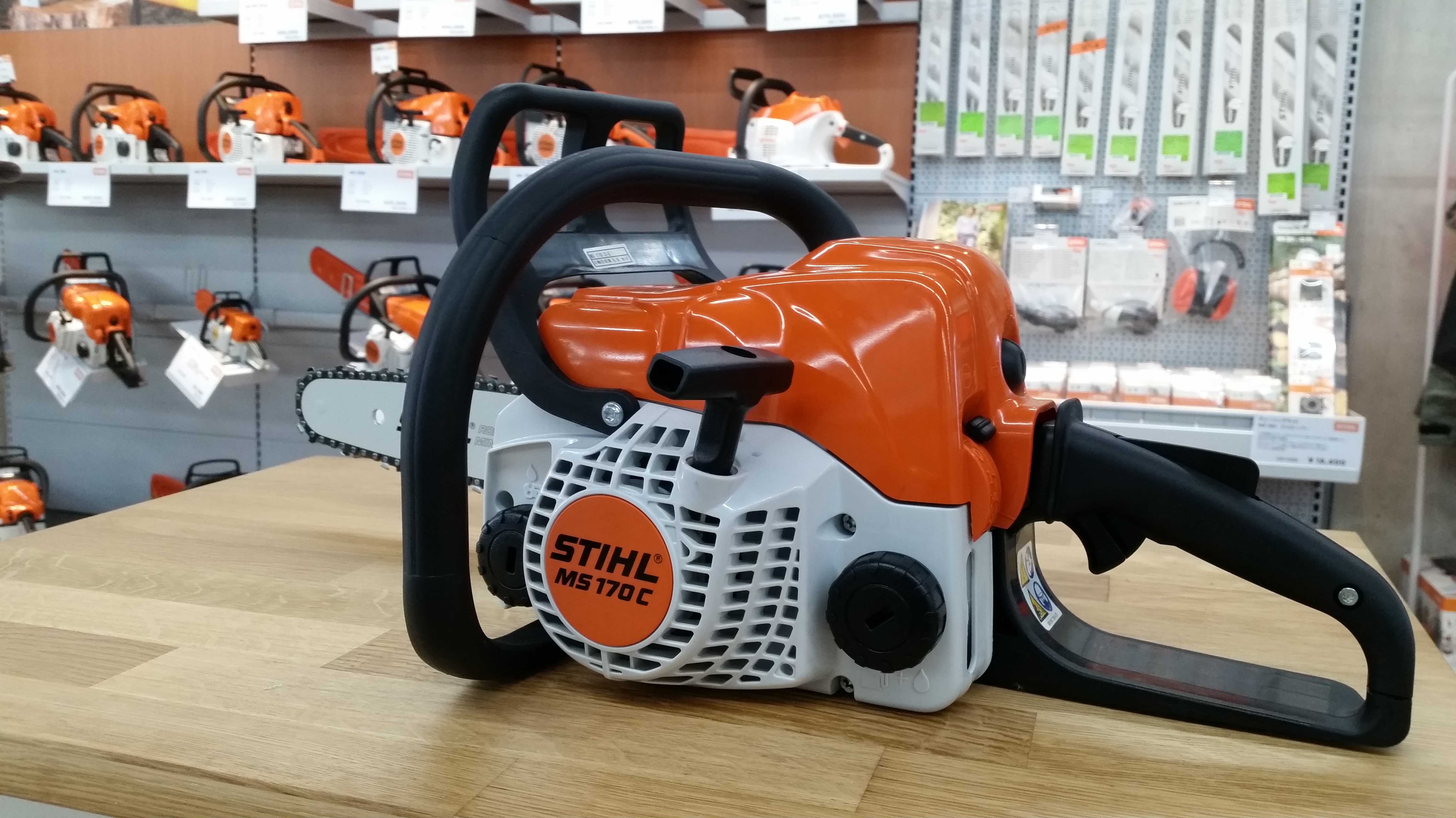 在庫あ好評 ヤフオク! - スチール STIHL チェーンソー MS170C 中古